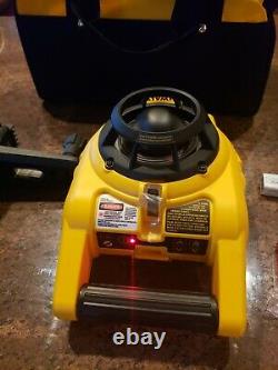 Dewalt DW074KD 150ft Red Self Leveling Rotary Laser with Detector, Clamp & Mount