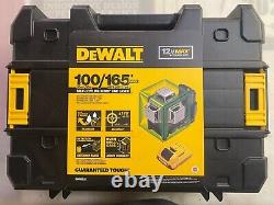 Dewalt DW089LG 12 volt 3 x 360 Degree Green Rotary Line Laser Kit NEW