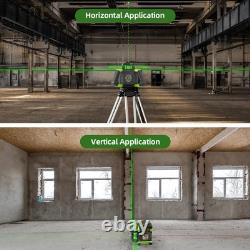 Electronic Green Rotary Laser Level + Plumb Points, Self-Leveling Horizontal/