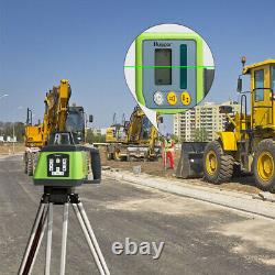 Electronic Self-Leveling Green Rotary Laser Level Kit Laser Level + Receiver