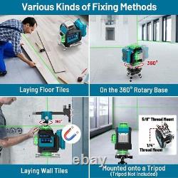 Elikliv 360 Laser Level Self Leveling Construction Laser Level Tiling Wall 200ft