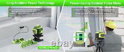 Elikliv 4D Green Beam 16 Lines 360° Laser Level Self Leveling 4x360° Rotary Lift