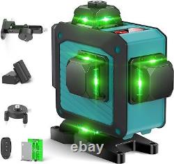 Elikliv 4x360 Cross Laser Level Bluetooth Connectivity + Receive 200FT Outdoor