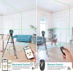 Elikliv 4x360 Cross Laser Level Bluetooth Connectivity + Receive 200FT Outdoor