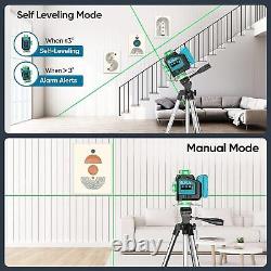 Elikliv 4x360° Cross Line Laser Auto Self Leveling Laser Level for Construction