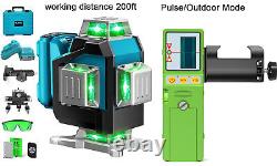 Elikliv 4x360 Self Leveling Line Laser Rotary Base Rotating Alignment +Receiver