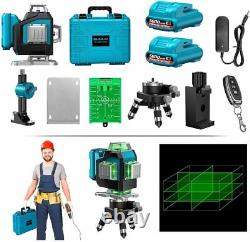 Elikliv Laser Level Self Leveling 16 line 4D Green Cross Line 4x360 Rotary 200FT