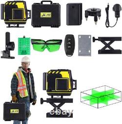 Elikliv Rotary 3x360° 12 Lines Self Leveling Laser Level Green 3D Cross Line