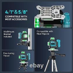 Elikliv Self Leveling Laser Level for Construction 200Ft Green Lines Laser Level