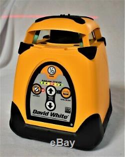 Exc David White 48-3110gr Electronic Self-Leveling Rotary Laser Single Slope USA