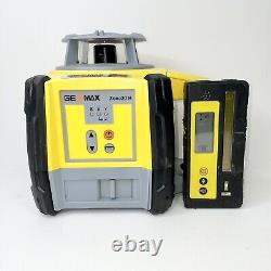 GEOMAX Zone20 H Self-leveling Laser Kit Digital Receiver Case Tripod