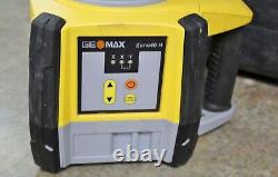 GeoMax Zone40H Self-Leveling Rotary Laser with ZRD105 Digital Receiver