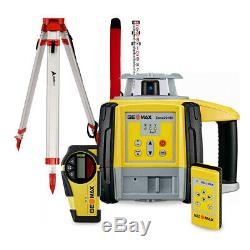 Geomax 6013520 Zone20H Self-Leveling Horizontal Rotary Laser WithTripod & 14' Rod