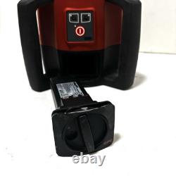 HILTI PRE 3 Rotating Red Laser Rotary Level with PRA 20 Receiver Charger Battery