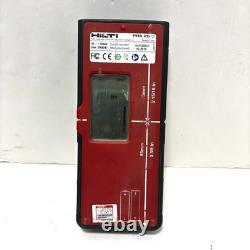 HILTI PRE 3 Rotating Red Laser Rotary Level with PRA 20 Receiver Charger Battery
