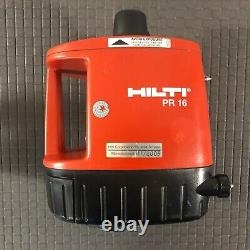 Hilti PR16 Self-Leveling Rotary Laser with Hilti PA321 Mount and Case