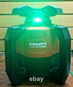Hilti PR 30-HVSG A12 Self Rotating Green Laser Level /Li-Ion Battery & Charger
