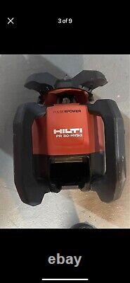 Hilti PR 30-HVS A12 Self Leveling Rotary Laser with PRA-30 Receiver PRA-72 Read