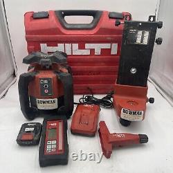 Hilti PR 30-HVS A12 Self-Levelling Rotating Laser Level Kit 2 Batteries