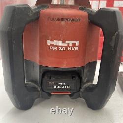 Hilti PR 30-HVS A12 Self-Levelling Rotating Laser Level Kit 2 Batteries