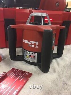 Hilti pri2 self leveling red rotating laser