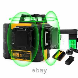Home 3D Rotary Laser Level Green Cross Line Laser Self Leveling DIY Layout Tool