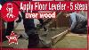 How To Use Floor Leveler On Wood Subfloor To Fill Low Spots Before Laying New Flooring