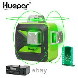 Huepar 3D Cross Line rotary laser level green Cross Line Laser Self Leveling 40M