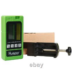 Huepar 4D 16 Lines Rotary Laser Level 360 Self Leveling Laser +Receiver +Tripod