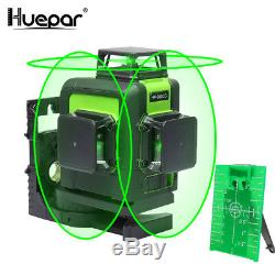 Huepar 903CG rotary laser level green Cross Line Laser Self Leveling 45m 147ft