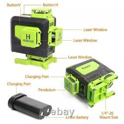 Huepar 904DG Lines Green Laser Level Auto Self Leveling 360 Rotary Cross Measure
