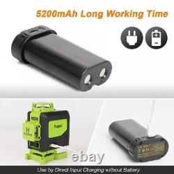 Huepar 904DG Lines Green Laser Level Auto Self Leveling 360 Rotary Cross Measure