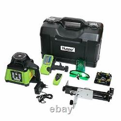 Huepar Electronic Self-Leveling Green Rotary Laser Level Kit -Horizontal&Vertica