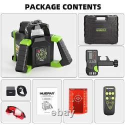 Huepar Electronic Self-Leveling Rotary Red Laser Level Kit 360 Horizontal L