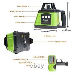 Huepar RL200HR Laser Level Electronic Self Leveling Rotary Laser Level Kit Rot