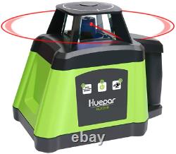 Huepar RL200HR Professional Electronic Self-Leveling Red Rotary Laser Level
