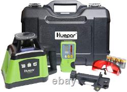 Huepar RL200HR Professional Electronic Self-Leveling Red Rotary Laser Level