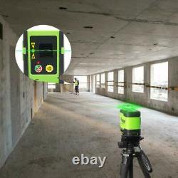 Huepar Rotary 3D Cross Line Self Leveling Laser Level Green Beam 3360 12 lines