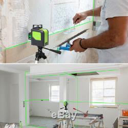 Huepar Rotary Laser Level Green Cross Line Horizontal Vertical Measuring 147ft