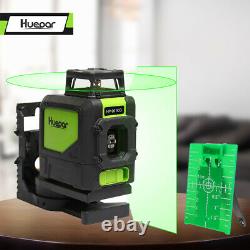 Huepar rotary laser level green Cross Line Laser Self Leveling Horizon Vertical