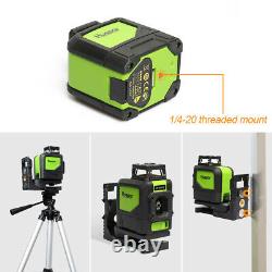 Huepar rotary laser level green Cross Line Laser Self Leveling Horizon Vertical