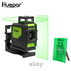 Huepar rotary laser level green Cross Line Laser Self Leveling Horizon Vertical