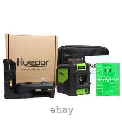 Huepar rotary laser level green Cross Line Laser Self Leveling Horizon Vertical