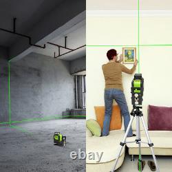 Huepar rotary laser level green Cross Line Laser Self Leveling Horizon Vertical