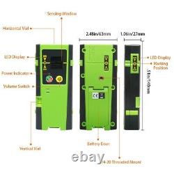 Huepar rotary laser level green Cross Line Laser Self Leveling Laser + Receiver