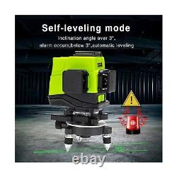 IE12,12 Lines Green Beam 360° Rotary Self-leveling Laser Level Horizontal&V