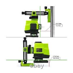 IE12,12 Lines Green Beam 360° Rotary Self-leveling Laser Level Horizontal&V