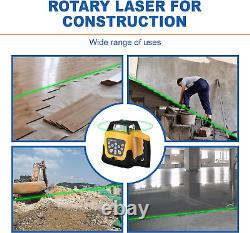 Iglobalbuy Automatic Self Leveling Green Rotary Laser Level 500M Range Kit with