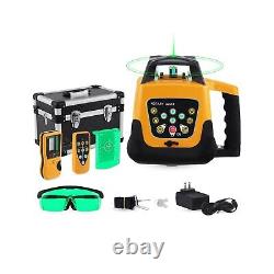 Iglobalbuy Rotary Laser Level Green Laser Self Leveling Kit, 500M Green Beam