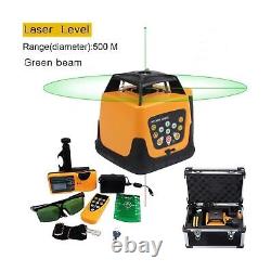 Iglobalbuy Rotary Laser Level Green Laser Self Leveling Kit, 500M Green Beam